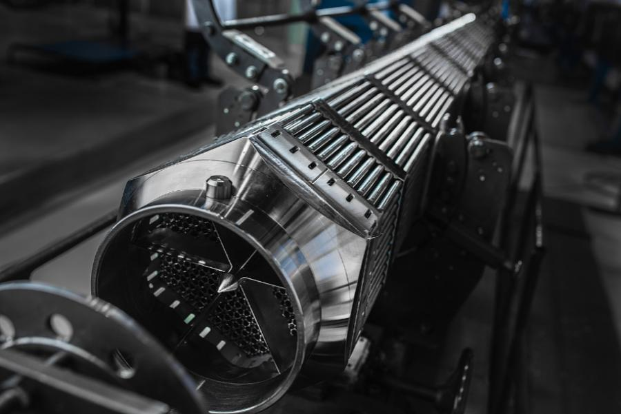 Hexagonal fuel assembly manufactured by TVEL. Credit: Rosatom’s fuel company TVEL