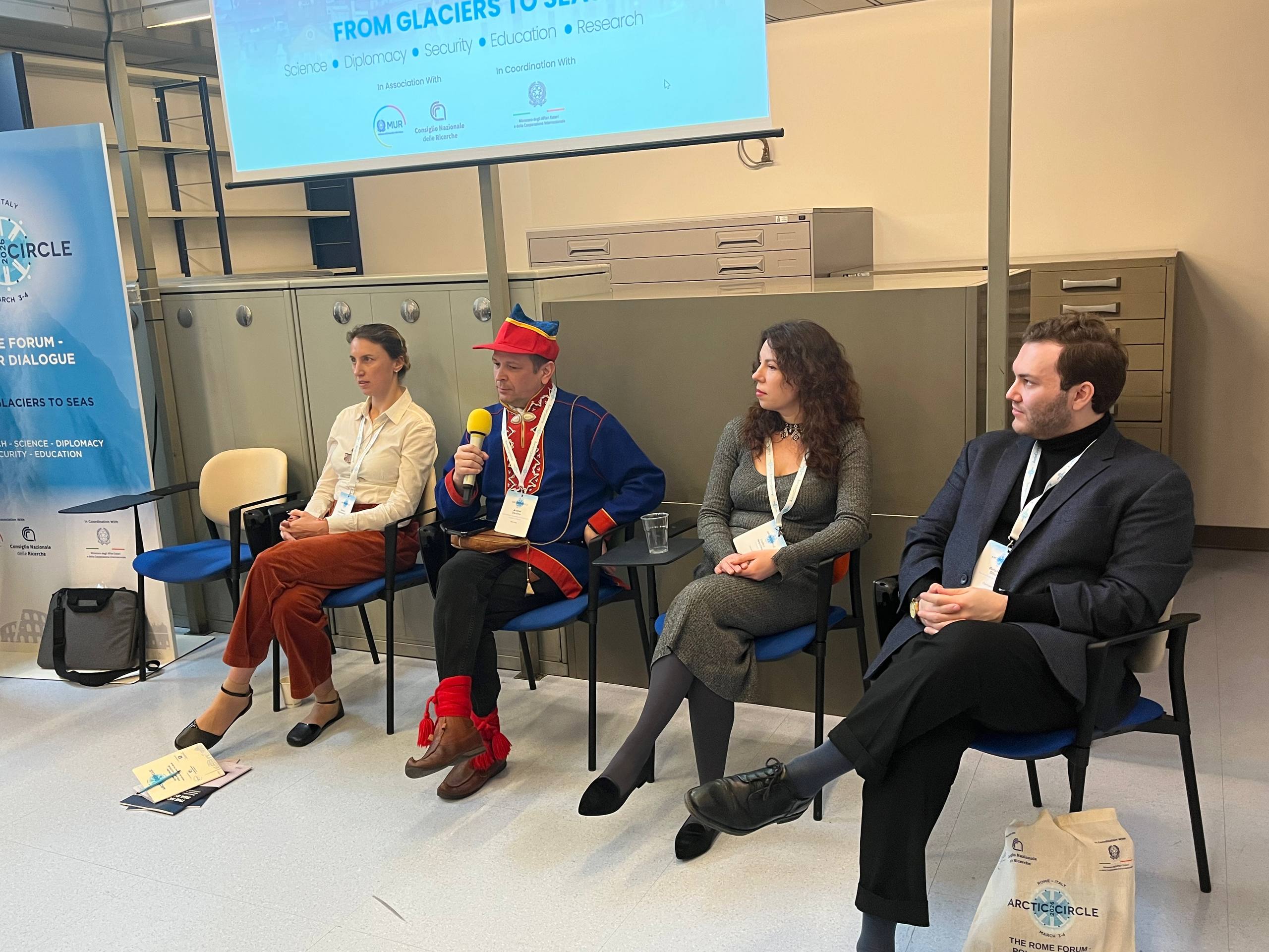 Слева-направо Ксения Вахрушева, Андрей Данилов, Любовь Величко, Бенджамин Шульц. Фото: «Беллона»